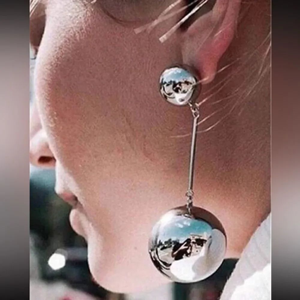 geo dangle earrings N559